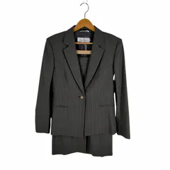 マックスマーラ MAXMARA 白タグ 1Bウール ストライプスカートセットアップ レディース  42のサムネイル