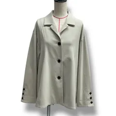 ADAM ET ROPE アダムエロペ ウェーブラインシャツジャケット テーラードジャケット アウター 羽織り ベージュ サイズF レディース 春 秋 ゴーゴー古着セントラルパーク名古屋店NO.久北1057