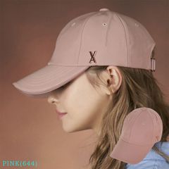 9200000060011 PINK(644) ★送料無料★ 正規品 VARZAR キャップ バザール Rose gold stud over fit ball cap ロゴ 帽子 ユニセックス 韓国 K-POP 芸能人 アイドル愛用 レディース [帽子]