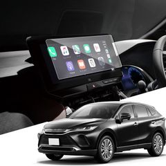 新型 ハリアー 80系 (改良型 2022.10~) ナビ 強化ガラス保護フィルム 12.3インチ トヨタ ハリアー対応 9H強度 指紋、汚れ、傷防止に 貼付はとても簡単 自動吸着 80系（改良型2022年10月以後）harrier 仕様対応