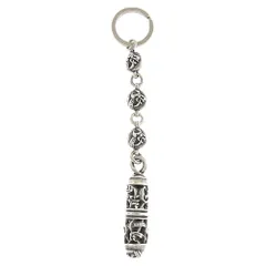 CHROME HEARTS (クロムハーツ) Celtic Roller Plus Ball Key Ring ケルティックローラープラスボールキーリング シルバー※国内ギャランティ付き ※ダガー欠損のサムネイル