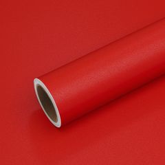 VEELIKE 壁紙シール リメイクシート 無地 赤 光沢があり40cmx300cm 剥がせる壁紙 ウォールステッカー簡単な貼付 接着剤付 防水 耐熱 防汚 防油 防カビ 厚手 模様替え リフォームシート おしゃれ キッチン 台所 玄関 テーブルカッティングシ