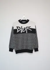 ☆美品☆ディオールニットカシミヤ100% M ビー刺繍ロゴケープ