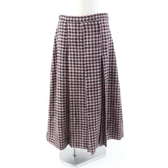 【美品】GUCCI グッチ ロングスカート チェック マルチカラー Aライン 美品】GUCCI グッチ ロングスカート チェック マルチカラー Aライン