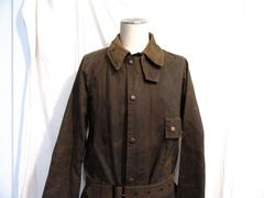 英国製ビンテージ 80s Barbour Solway Zipper ソルウェイジッパー 40インチ 身幅64cm 2ワラント 2クレスト バブアー ワックスコットン