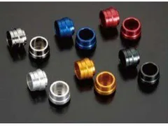 【特価商品】(シフトアップ) アルミアクスルスライダー [M12ショート] UP フロント用 [アルミ削り出し/ブルー] SHIFT 210085-01