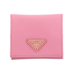 【美品】 PRADA （プラダ） ｺｲﾝｹｰｽ 財布 小銭入れ/コインケース SAFFIANO Leather ｻﾌｨｱｰﾉ レザー Pink ﾋﾟﾝｸ 1M0935 used:A