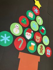 壁面飾り　クリスマスツリー　ガーランド