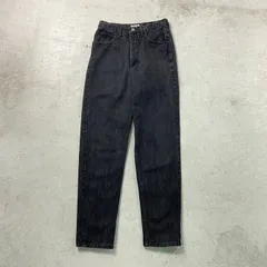 90年代 USA製 GUESS JEANS ゲスジーンズ ブラックデニムパンツ メンズW31 