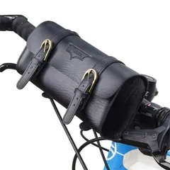 自転車バッグ フロントバッグ ハンドルバーバッグ フレームバッグ PUレザー ロードバイク 防水バッグ サイクルバッグ 自転車フロントバッグ カゴ ツールバッグ