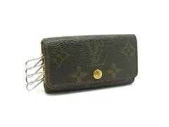 LOUIS VUITTON ルイヴィトン M62631 モノグラム ミュルティクレ4 4連 キーケース 鍵入れ レディース メンズ ブラウン系 DI7972