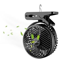 FreeFly 充電式クリップ扇風機 卓上扇風機 風量3段階調整 360度角度調整 デスク・リビング・野外など