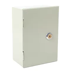 新品 （なないろ館）コンセントカバー 屋外 鍵付き ステンレス製 盗電対策 いたずら防止 不正使用防止 防犯 公共施設 店舗 公園 学校 別荘 空き家