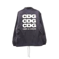COMME des GARCONS (コムデギャルソン) 20AW CDG バックロゴプリントナイロンコーチジャケット ネイビー SZ-J004のサムネイル