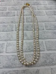 N 処分価格【中古】241 パールネックレス 本真珠 高級感 冠婚葬祭 オシャレ デート