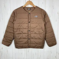 【Kid's 140 ブラウン系】 The North Face ( ザ・ノースフェイス ) マイクロ ゼファー カーディガン Micro Zepher Cardigan 化繊ダウン ウェア トップス アウター ジャケット 化繊インサレーション