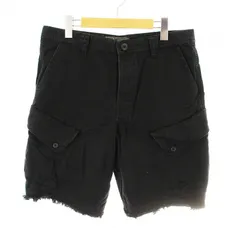 アルマーニエクスチェンジ A/X ARMANI EXCHANGE ショートパンツ デニム カーゴパンツ W32 黒 32528 /MM