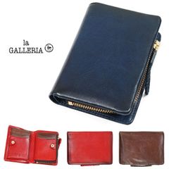 아오키 가방 이중 접는 지갑 맨즈 la GALLERIA 라·갈레리아 어로스트 접는 가죽 L자 지퍼 지갑 세로형 심형 통근 가죽 소품 맨즈 지갑 이중 접는 지갑 브랜드 가죽 접 지갑 맨즈 접는 지갑 297