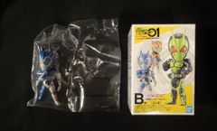 BANDAI SPIRITS 이치 반 쿠지 가면 라이더 제로 원 NO.01 feat. 레전드 가면 라이더 B 상 가면 라이더 발칸 슈팅 늑대 DEFORME-X 가면 라이더 제로 원 2