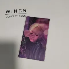 BTS BTS(防弾少年団・バンタン) WINGS コンセプトブック ヴィ(V・テヒョン・テテ) レンチキュラーカード レンチキュラー トレカ