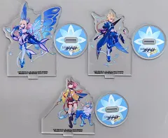 【中古】アクリルスタンド・アクリルパネル [単品] 集合 アクリルフィギュア3種セット 「Switchソフト 蒼き雷霆 ガンヴォルト 鎖環 WonderGOOオリジナル限定セット」 同梱特典