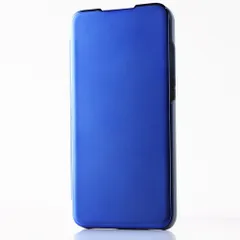 P30 Lite ケース 手帳  ミラー光沢 ハイブリット 手帳 ケース 【Color】 ブルーのサムネイル