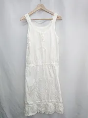 ◇ ⊂ UNITED ARROWS ユナイテッドアローズ 膝丈 ワンピース サイズF ホワイト系 レディース E  【1502060014038】