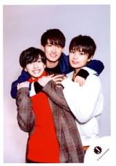 SnowMan/なにわ男子 19年Happy 2 year!!~今年も関ジュとChu Year!!~ 道枝駿佑/向井康二/大西流星 公式写真*1枚