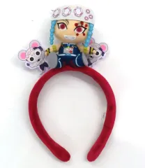 【中古】アクセサリー(非金属) 宇髄天元＆ムキムキねずみ カチューシャ 「鬼滅の刃」 ユニバーサル・スタジオ・ジャパン限定