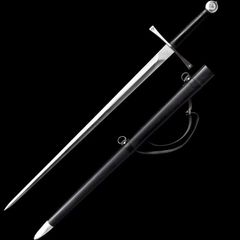 維河剣  騎士剣  武装剣  西洋剣  欧剣 短欧剣 十字西洋剣』中世騎士剣（全長 108cm）｜龍泉古法鍛造