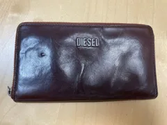 DIESEL ディーゼル 長財布 茶 レザー M00017