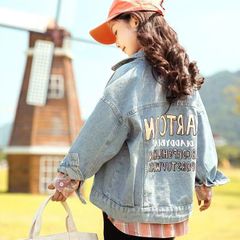 ジャケット デニムジャケット Gジャン ジージャン キッズジャケット デニム トップス 子供服 子ども服 こども服 キッズ服 キッズウェア キッズ 長袖 秋  ゆったりサイズ おしゃれ お洒落 かわいい 可愛い KCFA028