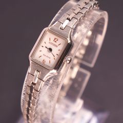 稼働品】RADO フローレンス 白文字盤 アンティーク新品ベルト 電池交換  