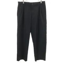 ISSEY MIYAKE WHITE LABEL イッセイミヤケホワイトレーベル 日本製 ワッシャー加工 スラックスパンツ 3 ブラック メンズ 古着