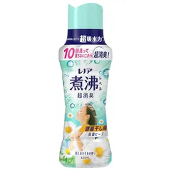 レノア 煮沸レベル超消臭 抗菌ビーズ 部屋干し用 花とおひさまの香り 本体 420mL