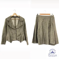 HIROKO BIS＊異素材コンビが素敵なセットアップ＊ジャケットM