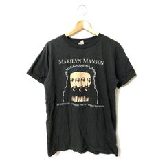 新品 マリリン・マンソン BELIEVE バンドTシャツ 半袖 黒 M ロックT