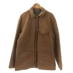 ステューシー STUSSY wk. オールド ヴィンテージ ワークジャケット カバーオール ロゴ刺繍 XL 茶 ブラウン /WMのサムネイル