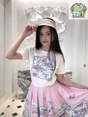 【今日WTO】Dior 上海外灘夕陽プリント T シャツ-SO55