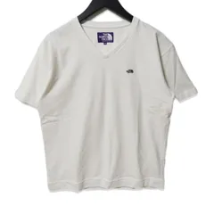THE NORTH FACE PURPLE LABEL ノースフェイス パープルレーベル 半袖Tシャツ NT3921N 日本製 Vネック ホワイト 白 XS27110665