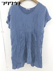 ◇ bulle de savon ビュル デ サボン 半袖 ミニ ワンピース サイズF ネイビー レディース  【1109070002873】のサムネイル