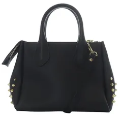 ガム ジャン二キアリ デザイン GUM Gianni Chiarini Design スタッズ付き 2WAYバッグ ハンドバッグ ショルダーバッグ 黒