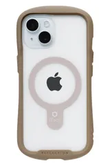 iFace Reflection Magnetic iPhone 15 ケース MagSafe 対応 クリア 強化ガラス (ベージュ)【アイフェイス アイフォン15 用 iphone15 用 カバー マグセーフ 耐衝撃 透 [ベージュ・iPhone 15専用]