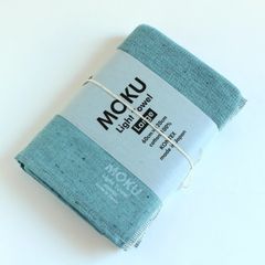 2장 세트/고양이 포스로 발송/KONTEX/MOKU Light Towel/L Size/Blue Green/컨텍스/목 라이트 타월/L사이즈/블루 그린/이마바리 타월