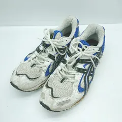 ◇ Θ ASICS アシックス ローカットスニーカー サイズ29 ホワイト ブラック ブルー メンズ E  【1411280019726】