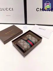 【今日特価】Gucci グッチ クラシック三つ折りシリーズ 輸入PVC×牛皮素材で質感に優れ実用的でファッショナブル