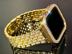 G@Apple Watchステンレスバンドアップルウォッチキラキラ保護カバー
