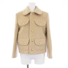 セリーヌ CELINE 23AW クロディーヌカラージャケット キャメルヘアー アウター ゴールドボタン 36 S ベージュ 2V90U7790 /KHのサムネイル