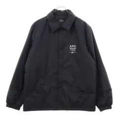 A.P.C (アーペーセー) VADIM BLOUSON フロントロゴナイロンジャケット ブラック 24222-1-30361のサムネイル