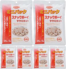 6袋 デビフペット 送料無料 100g×6 ミニパック スナックボーイ ササミカット デビフ 20g×5袋入り 犬のおやつ 国産 おやつ d.b.f ミニPスナックボーイササミ